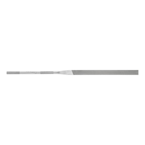 PFERD precision needle file flat blunt 140mm Swiss cut 0 coarse - Needle file