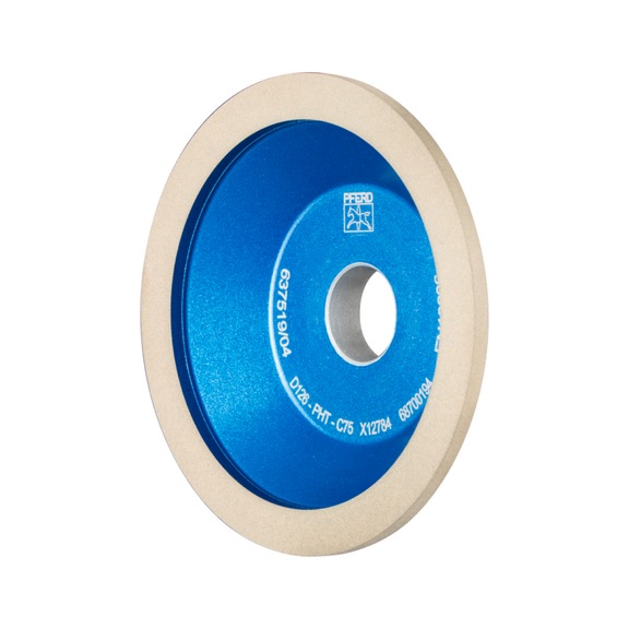 PFERD Diamant-Schleifscheibe Kunstharz 12C9 PHT 115mm D126 mittel Trockenschliff - Schleifwerkzeug mit Diamant oder Bornitrid mit Bohrung