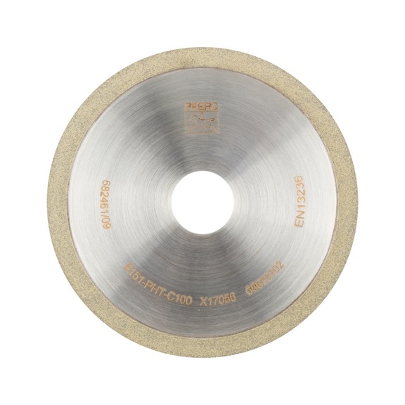 PFERD CBN cut-off wheel synthetic resin 1A1R PHT 100mm B151 medium dry grinding - Grinding tool with diamond or boron nitride with bore