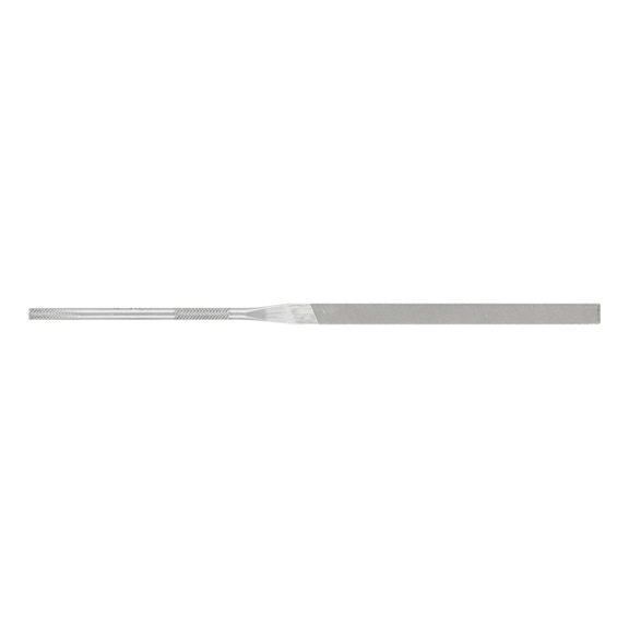Precision needle file, flat end, 140 mm, Swiss cut 0, coarse - Needle file