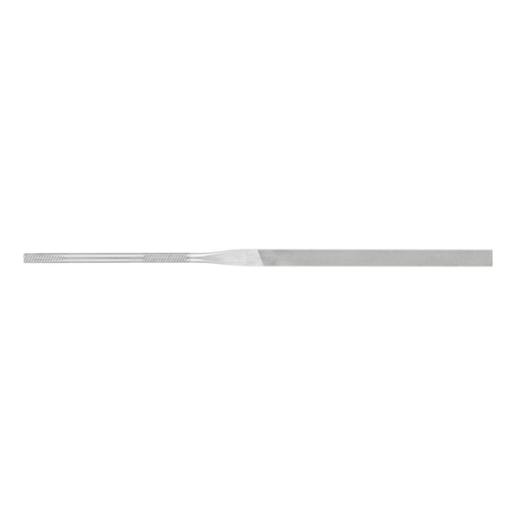 Precision needle file, flat end, 140 mm, Swiss cut 2, medium-fine - Needle file