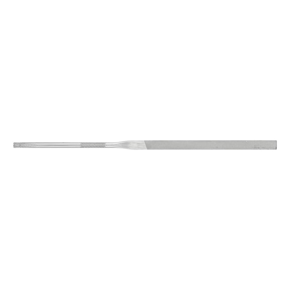 Precision needle file, flat end, 140 mm, Swiss cut 3, fine - Needle file