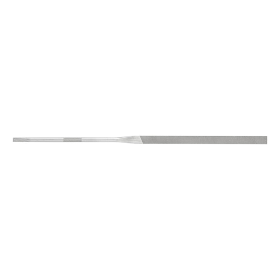 Precision needle file, flat end, 180 mm, Swiss cut 0, coarse - Needle file