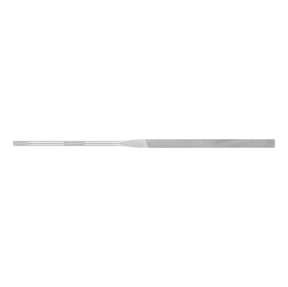 Precision needle file, flat end, 180 mm, Swiss cut 2, medium-fine - Needle file