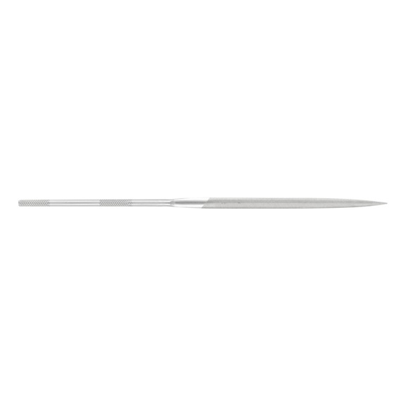 Precision needle file bird's tongue, oval 160 mm Swiss cut 2, medium-fine - Needle file