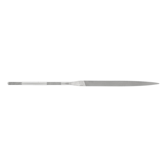 Precision needle file, knife shape, 140 mm, Swiss cut 1, medium - Needle file