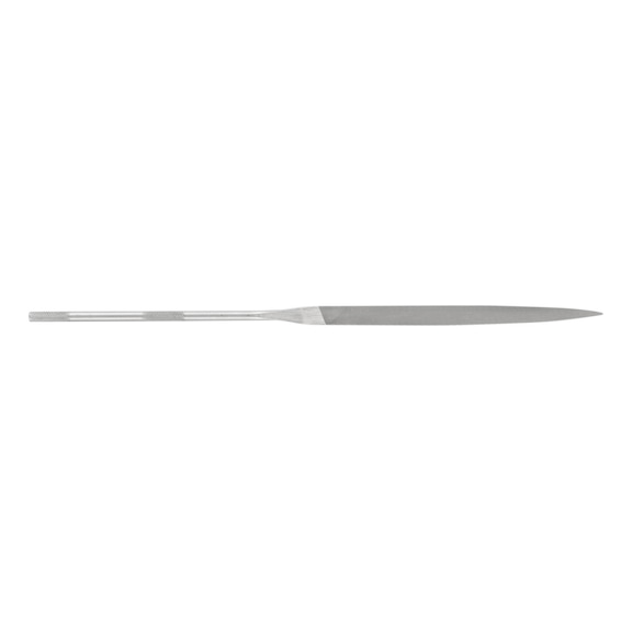 Precision needle file, knife shape, 180 mm, Swiss cut 0, coarse - Needle file