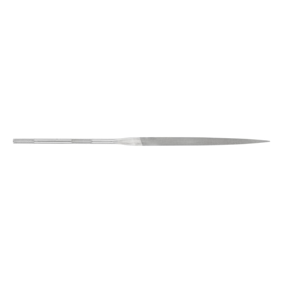Precision needle file, flat tip, 160 mm, Swiss cut 0, coarse - Needle file