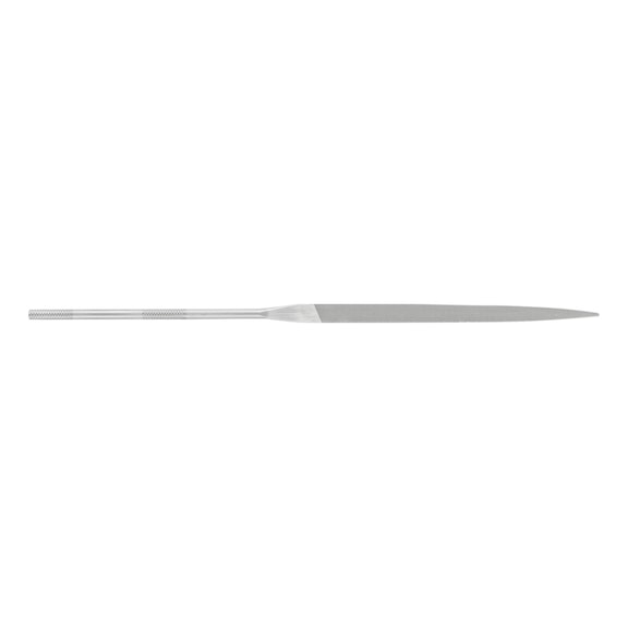 Precision needle file, flat tip, 180 mm, Swiss cut 00, very coarse - Needle file