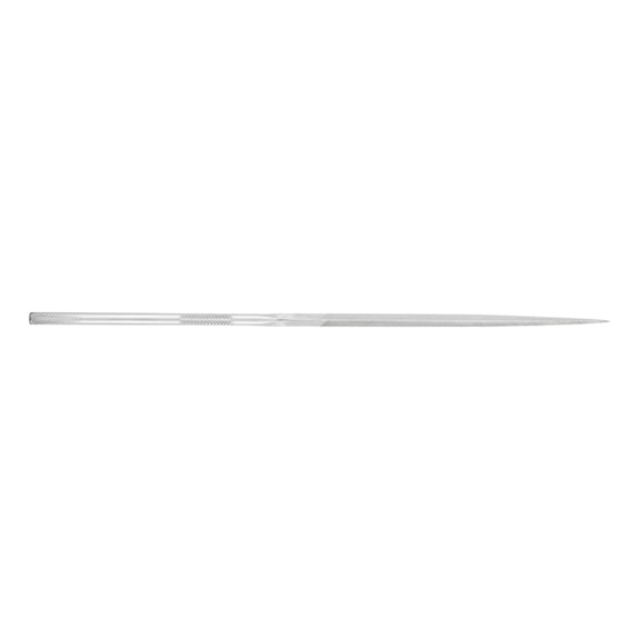 Precision needle file, triangular, 140 mm, Swiss cut 2, medium-fine - Needle file