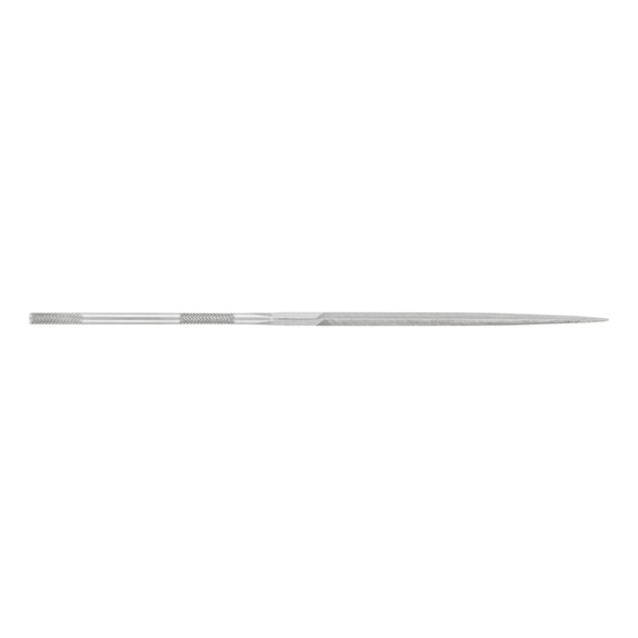 Precision needle file, triangular, 140 mm, Swiss cut 3, fine - Needle file