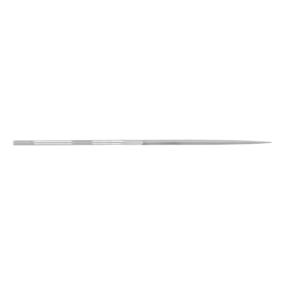 Precision needle file, triangular, 160 mm, Swiss cut 0, coarse - Needle file