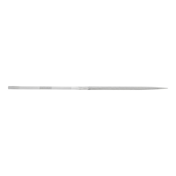 PFERD Precision needle file, triangular, 180 mm, Swiss cut 2, medium-fine - Needle file