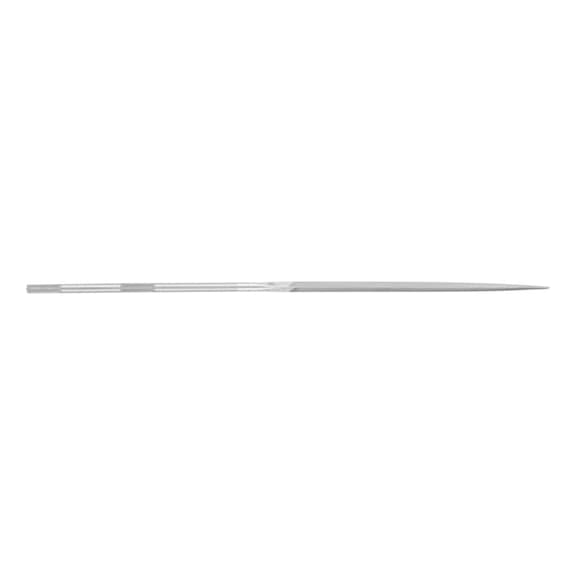 Precision needle file, triangular, 200 mm, Swiss cut 0, coarse - Needle file