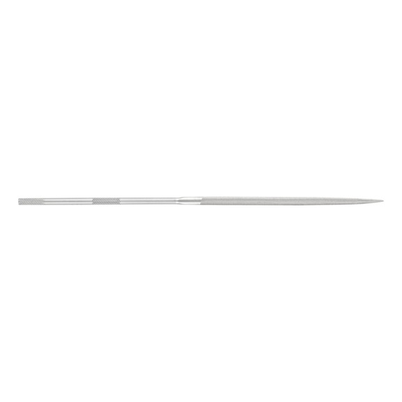Precision needle file bird's tongue, round-oval 180 mm Swiss cut 0, coarse - Needle file