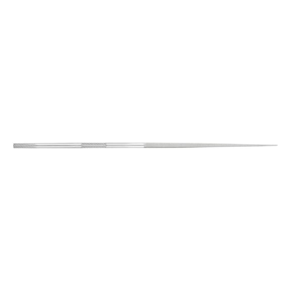 Precision needle file, round, 140 mm, Swiss cut 1, medium - Needle file