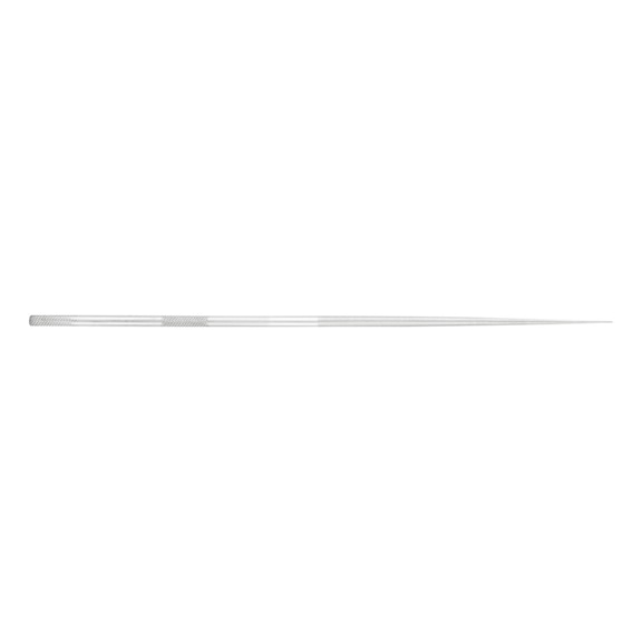 PFERD Precision needle file, round, 160 mm, Swiss cut 4, very fine - Needle file