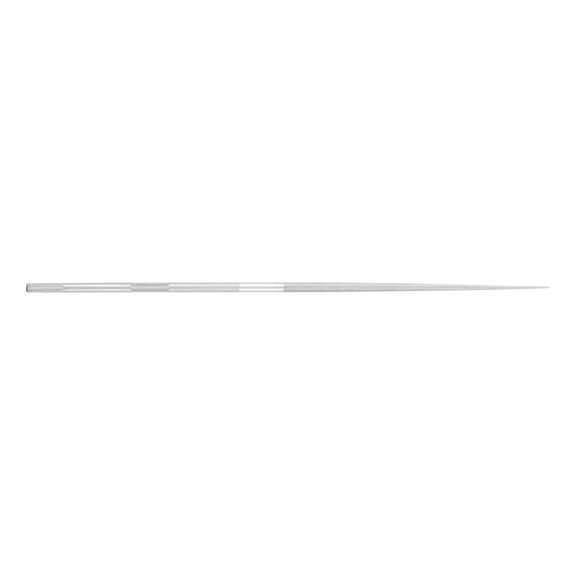 Precision needle file, round, 180 mm, Swiss cut 0, coarse - Needle file