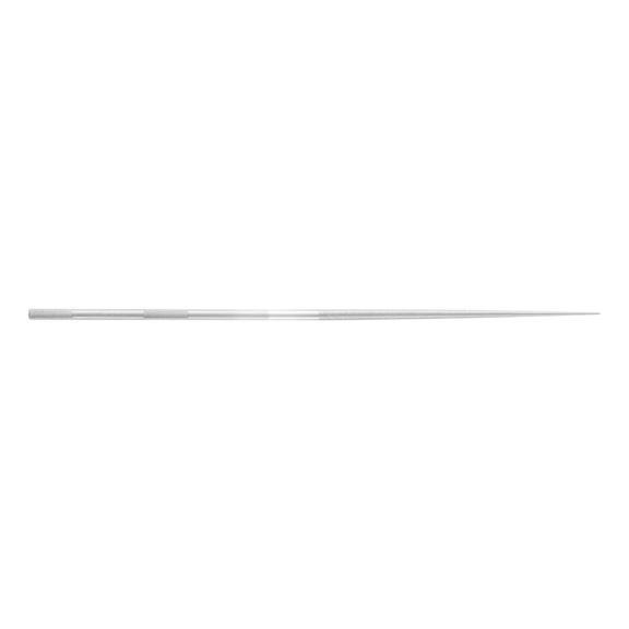 Precision needle file, round, 180 mm, Swiss cut 3, fine - Needle file