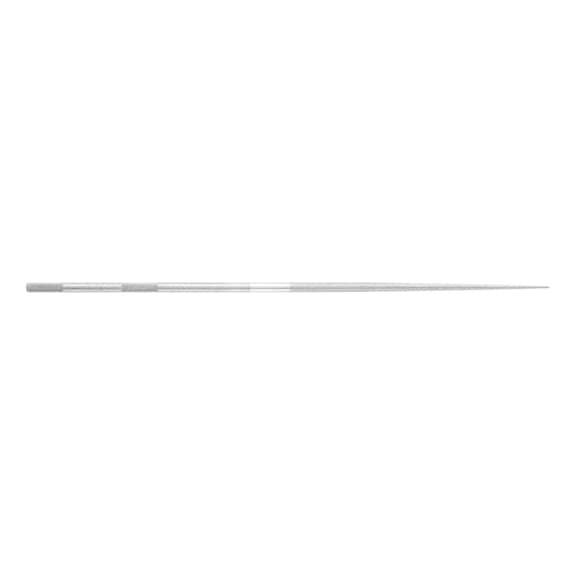 PFERD Precision needle file, round, 200 mm, Swiss cut 1, medium - Needle file
