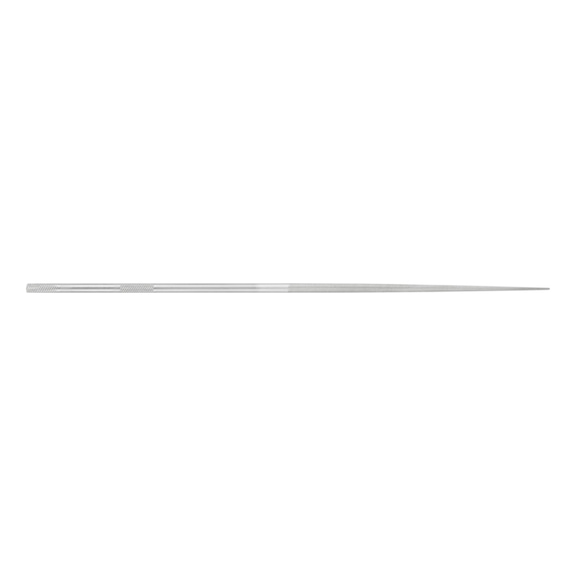 Precision needle file, round, 200 mm, Swiss cut 2, medium-fine - Needle file