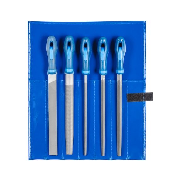 PFERD workshop file set WR 5-piece in roll bag 250mm cut 2 universal - Workshop file