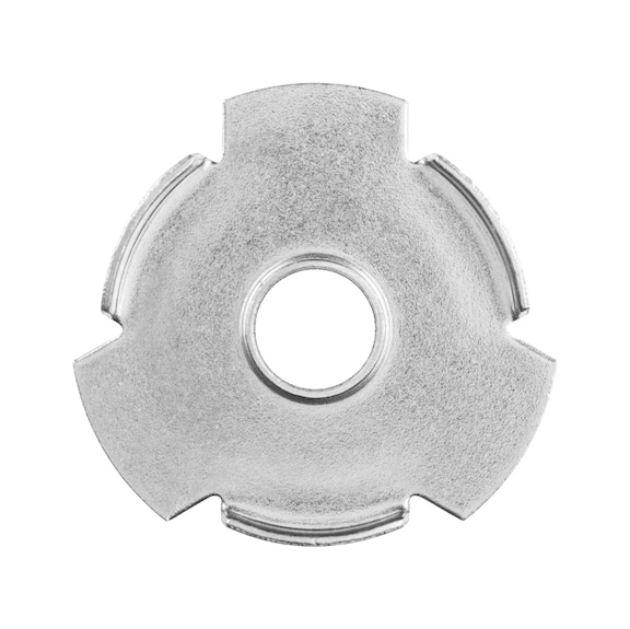 PFERD adapter pair of round brushes unknotted wide, composite with hole 50.8 to 14 - Tool holder