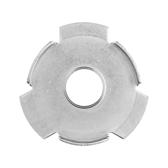 PFERD Adapterpaar Rundbürsten ungezopft breit, Composite mit Bohrung 50,8 auf 16 - Werkzeughalter