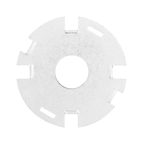 PFERD Adapterpaar Rundbürsten gezopft, Entgratbürsten mit Bohrung 50,8 auf 16-20 - Werkzeughalter