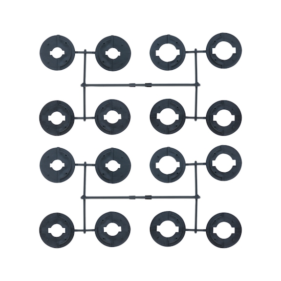 PFERD adapter set AK for round brushes unknotted narrow with bore 31.8 16-piece - Tool holder