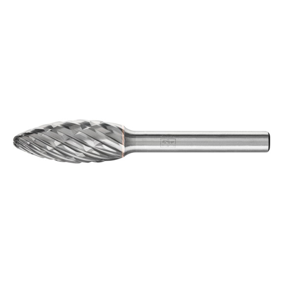 PFERD Hartmetall Frässtift CAST Flamme B Durchmesser 12x30mm Schaft 6 mm - Rotorfräser