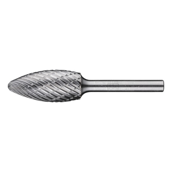 PFERD carbide burr ALLROUND flame B diameter 16x35 mm shank 6 mm - Rotor milling cutter