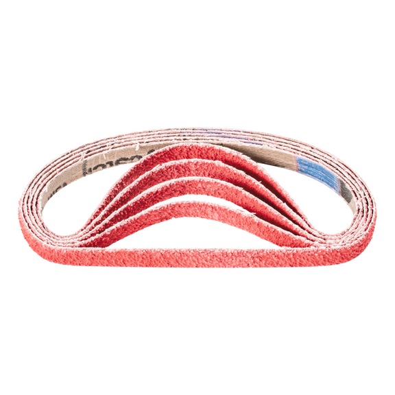 PFERD Keramikkorn Schleifband BA 10x330mm CO-COOL40 für Edelstahl-Schliff - Schleifband für Bandschleifer