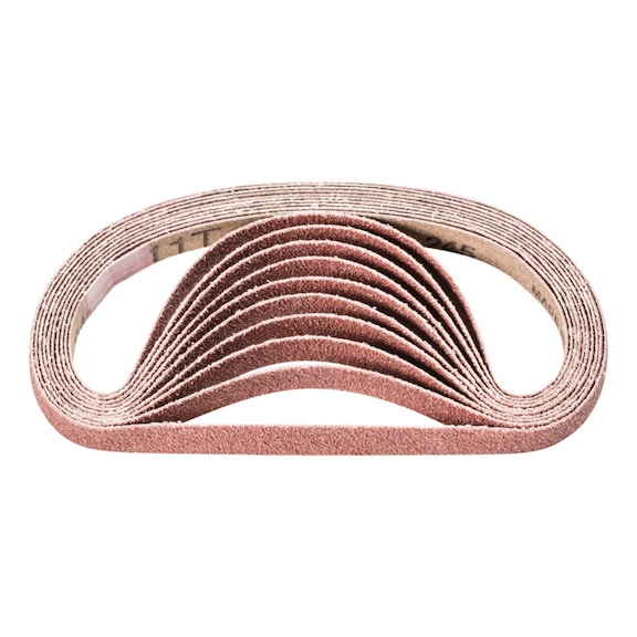 PFERD Korund Schleifband BA 10x330mm A60 universelle Anwendung Bandschleifer 100 - Schleifband für Bandschleifer