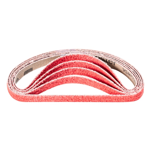 PFERD Keramikkorn Schleifband BA 12x330mm CO-COOL40 für Edelstahl-Schliff - Schleifband für Bandschleifer