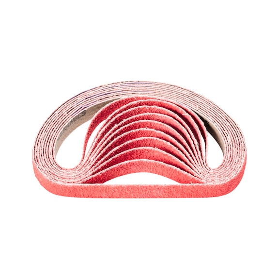 PFERD ceramic grain abrasive belt BA 12x330mm CO-COOL60 for grinding stainless steel - Sanding belt for belt sander