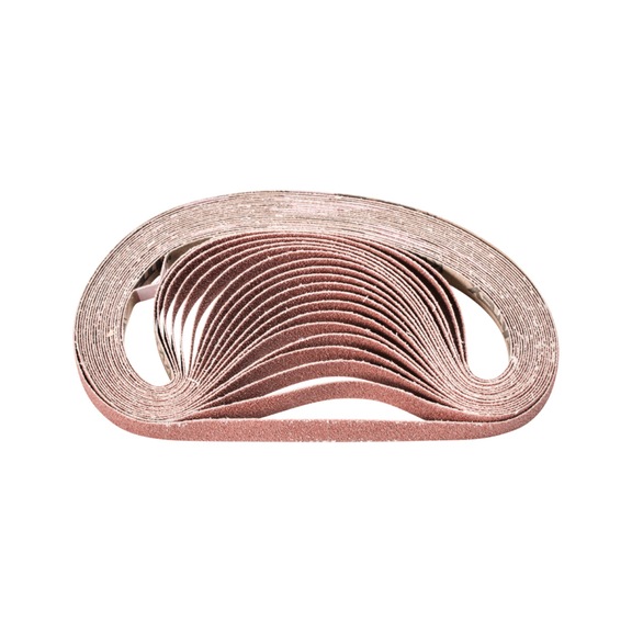 PFERD corundum sanding belt BA 12x520mm A60 universal application belt sander 100 - Sanding belt for belt sander