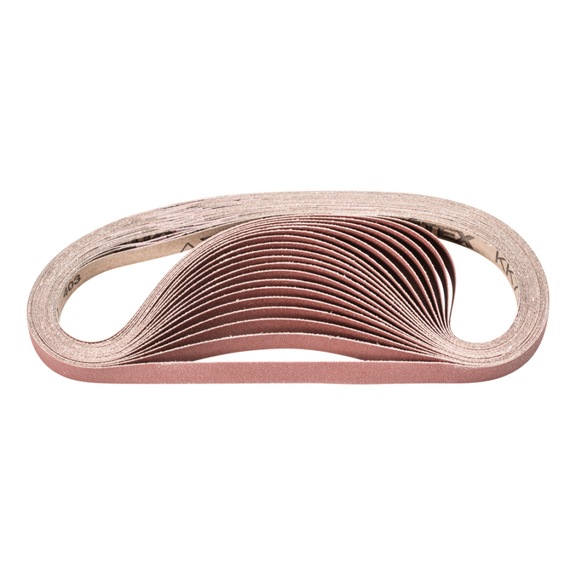 PFERD corundum sanding belt BA 12x520mm A180 for use with belt sander 100 - Sanding belt for belt sander