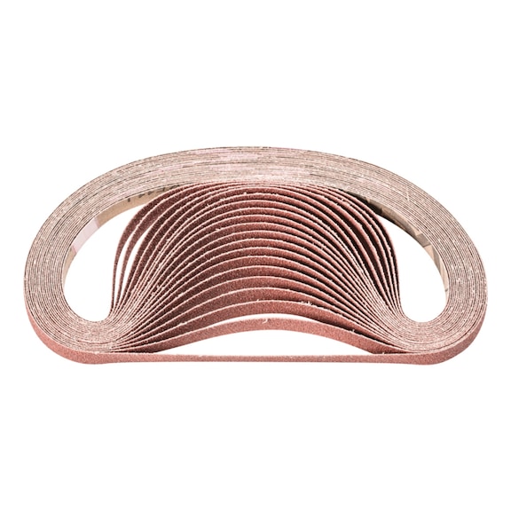 PFERD corundum sanding belt BA 12x610mm A60 universal application with belt sander - Sanding belt for belt sander
