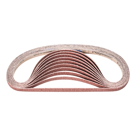 PFERD corundum sanding belt BA 12x610mm A40 universal application with belt sander - Sanding belt for belt sander