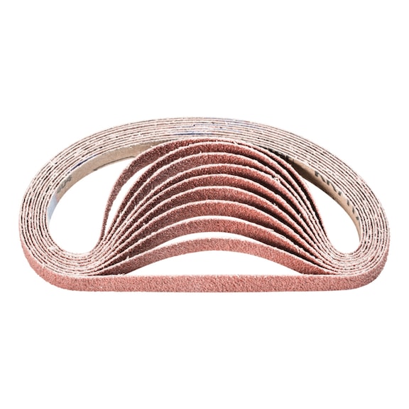 PFERD Korund Schleifband BA 13x457mm A40 universelle Anwendung mit Bandschleifer - Schleifband für Bandschleifer