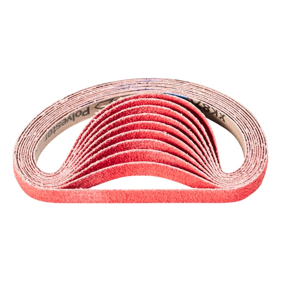 PFERD Keramikkorn Schleifband BA 16x480mm CO-COOL40 für Edelstahl-Schliff - Schleifband für Bandschleifer