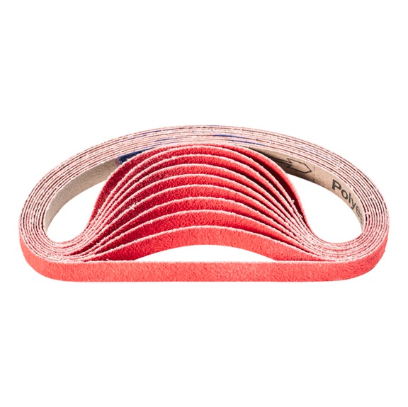 PFERD Keramikkorn Schleifband BA 16x480mm CO-COOL60 für Edelstahl-Schliff - Schleifband für Bandschleifer