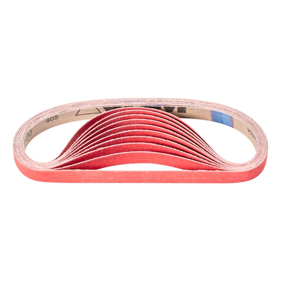 PFERD ceramic grain abrasive belt BA 16x520mm CO-COOL120 for grinding stainless steel - Sanding belt for belt sander