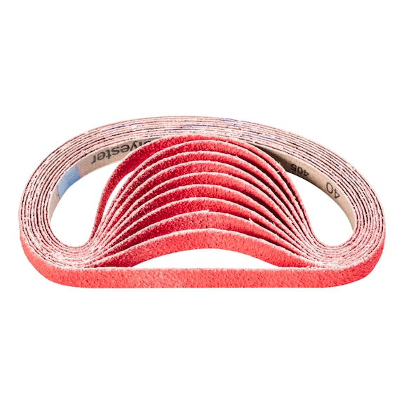PFERD ceramic grain abrasive belt BA 16x520mm CO-COOL40 for grinding stainless steel - Sanding belt for belt sander