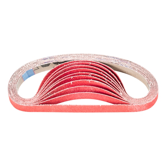 PFERD Keramikkorn Schleifband BA 16x520mm CO-COOL60 für Edelstahl-Schliff - Schleifband für Bandschleifer