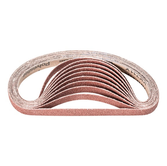 PFERD corundum abrasive belt BA 16x520mm A40 universal application with belt sander - Sanding belt for belt sander