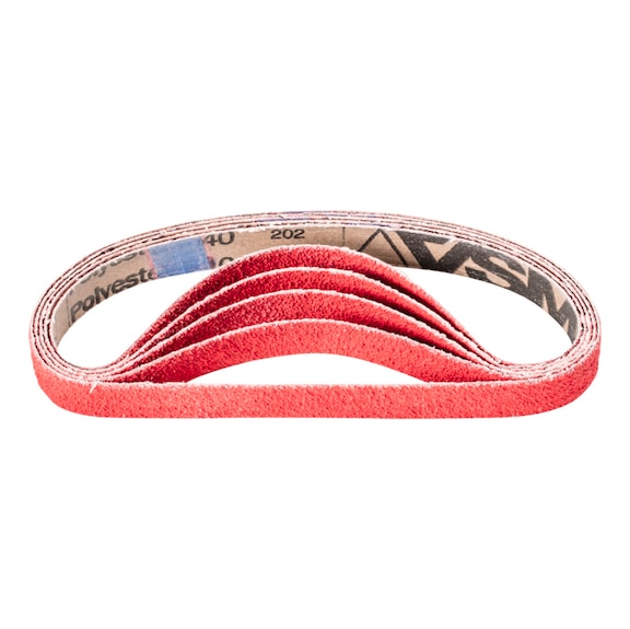 PFERD ceramic grain abrasive belt BA 20x480mm CO-COOL40 for grinding stainless steel - Sanding belt for belt sander