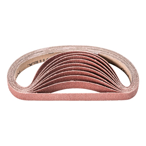 PFERD corundum sanding belt BA 20x480mm A50 universal application with belt sander - Sanding belt for belt sander