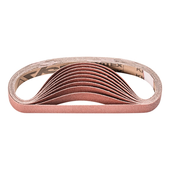 PFERD corundum abrasive belt BA 20x480mm A80 universal application with belt sander - Sanding belt for belt sander